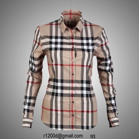 chemise burberry pas cher pour femme